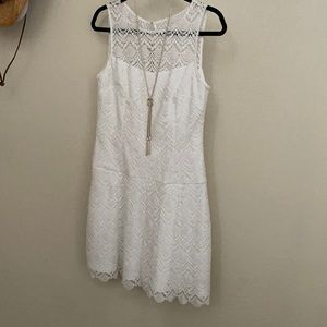 Beautiful white lace dress